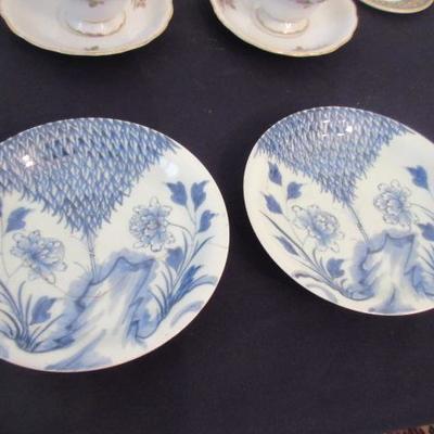 Fine porcelain plates and pieces