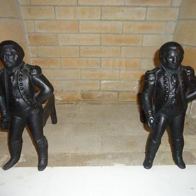 Bronze soldier statues