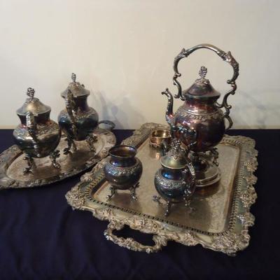 Silver plated tea sets