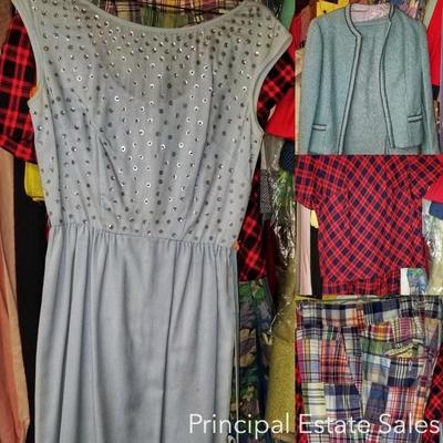 Vintage clothing - many hand made! 
