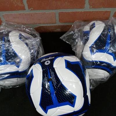 Baden Official Size 4 Soccer Balls With Logo