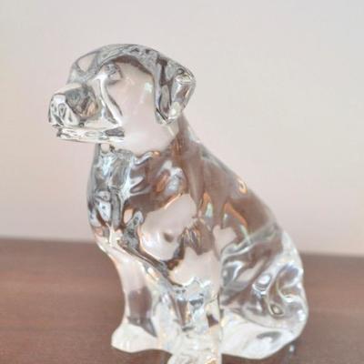 Waterford Crystal dog