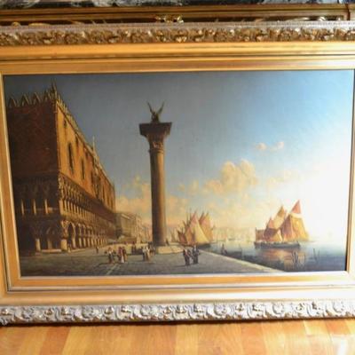 Oil painting of Venice by Thadeus DeFrees
