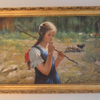 Karoly Szegvary oil painting