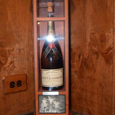 Moet and Chandon collectible wine bottle in case