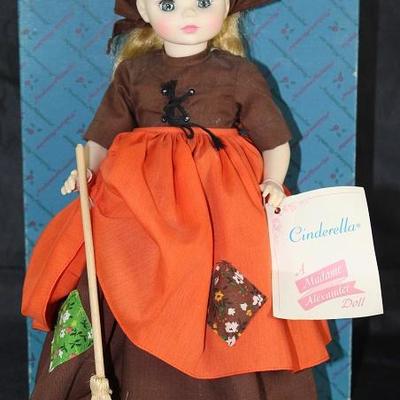 Madame Alexander Doll Complete with Box & Tag: 1965 "Poor Cinderella" 13" Doll #1540  