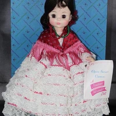 Madame Alexander Doll: Opera Series; "Carmen" Doll #1410 complete in box