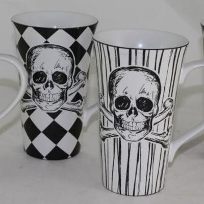 Coventry  â€œHalloween Skullsâ€ Latte Mugs