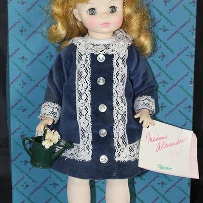 Madame Alexander Doll Complete in Box with Tag: Portrait Children Renoir 14" Doll #1577