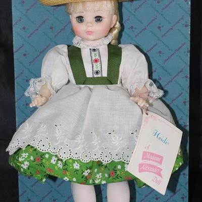 Madame Alexander Doll: "Heidi" Doll #1580 complete in box