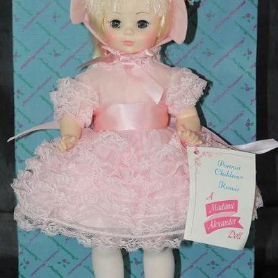 Madame Alexander Doll, complete in box with tag: Portrait Children Renoir Doll #1578  