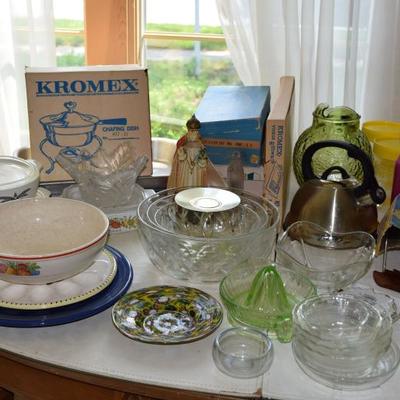 Platters, Bowls, Kromex Chafing Dish