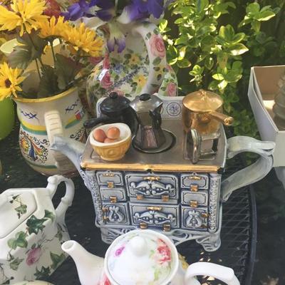Large Selection of Vintage Ceramic Teapots, Pitchers, Vases and Much More!