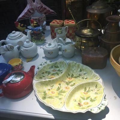 Large Selection of Vintage Ceramic Teapots, Pitchers, Vases and Much More!