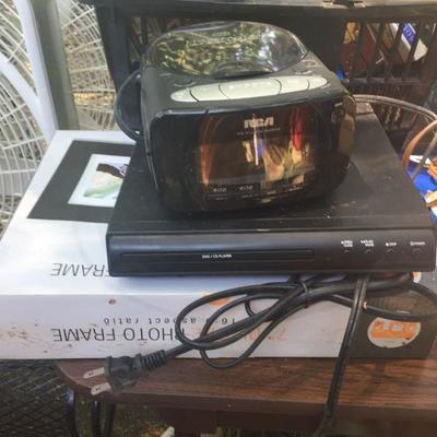 Mini TV and digital frame.