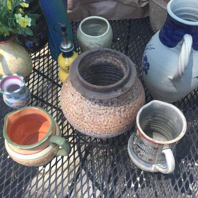 Ceramic Vases and Pitchers.