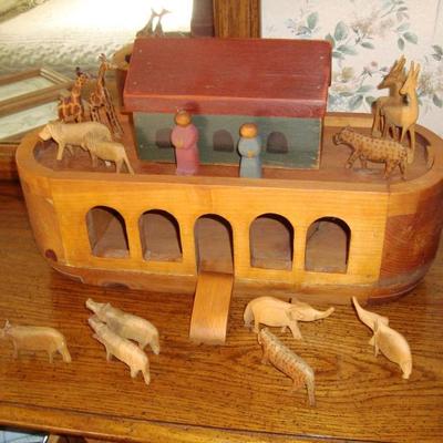 Hand-made Noah's Ark