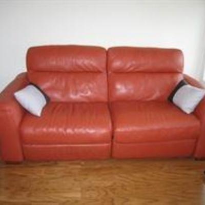 Copenhagen Natuzzi Leather sofa