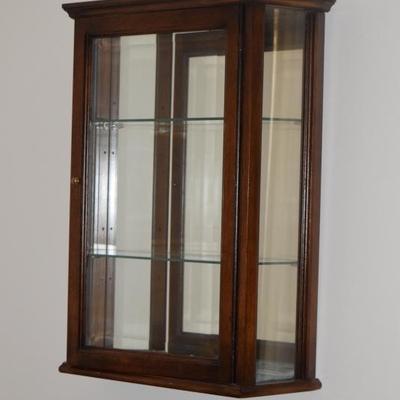 Wall glass display unit