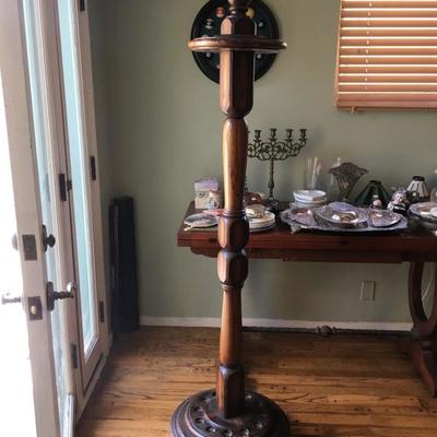 Pool cue rack.  Vintage/antique hard to find a beauty like this piece.  A must for the avid play.  Contact me if you are interested in...