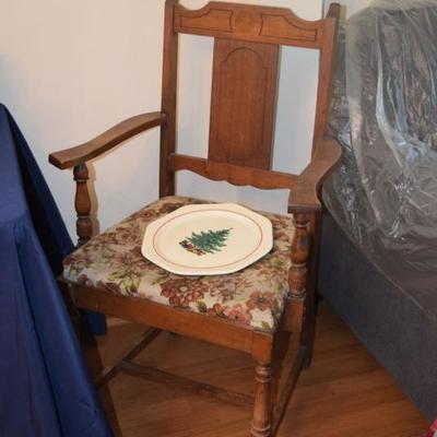 Chair & Seasonal Plate