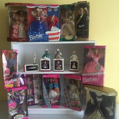 Lot of Barbie Dolls and Accessories