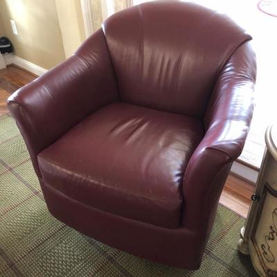 Red Armchair. Family Heritage Estate Sales, LLC. New Jersey Estate Sales/ Pennsylvania Estate Sales.   