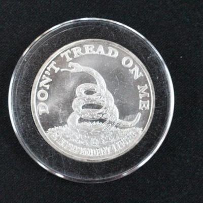 1 Troy Oz. Proof "Don't Tread On Me"