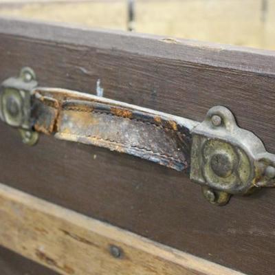 Antique American Railway Express Co Trunk