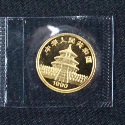 1990 PF 1/10 oz Gold Panda