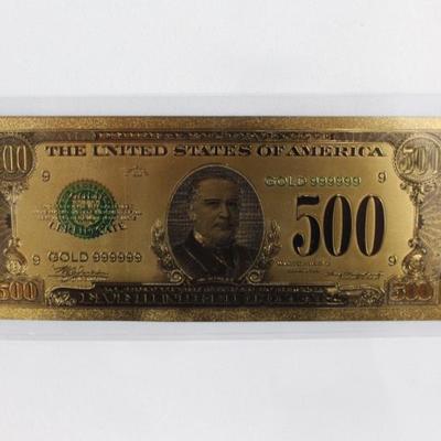 500 Dollar Gold Note