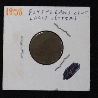 1858 Flying Eagle LL Cent