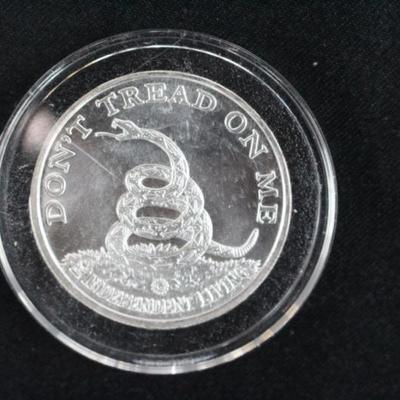 1 Troy Oz. Proof "Don't Tread On Me"
