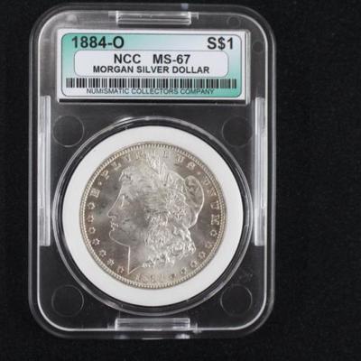 1884 O MS-67 Morgan