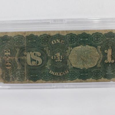 1896 Rainbow $1 Treasury Note