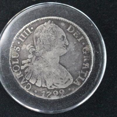 1799 Carolus .1111.8 Reales Silver
