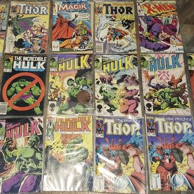 PCT051 Seventeen Marvel Comics - Spiderman, Hulk, Thor