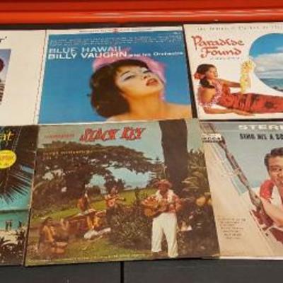 PCT201 Vintage Hawaiian Albums Vinyl LPs
