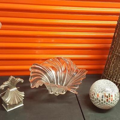 PCT063 Decorative Lamps, Glass Vase, Door Stop & Mirror Ball