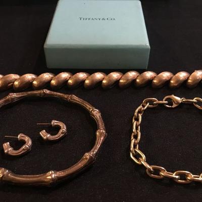 Tiffany Gold Bracelet, Tiffany Jewelry 
