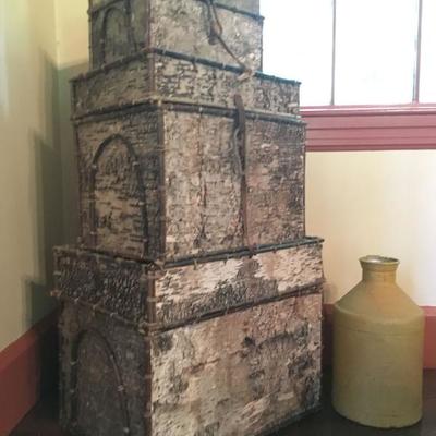 Birch Stacking Chests 