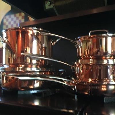 NEW Cuisinart Copper Cookware Set
