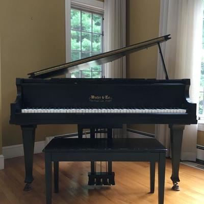 Winter and Co Black Lacquer Baby Grand