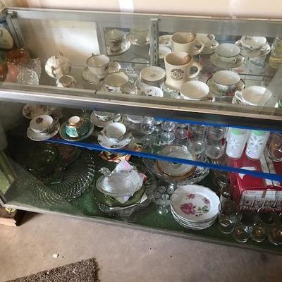 Display Cabinet with Contents