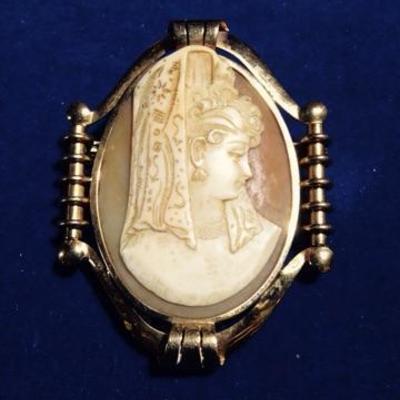 14K antique cameo, 19th century