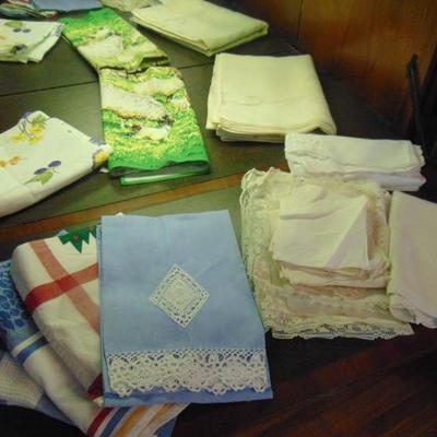 Huge collection of table linens