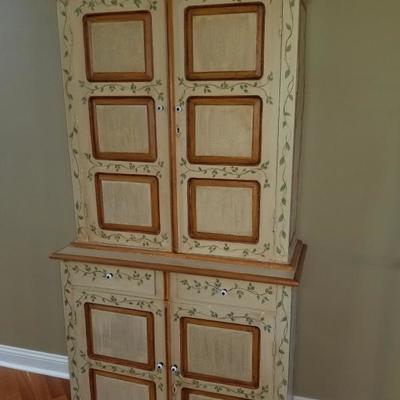 Hand painted cabinet 