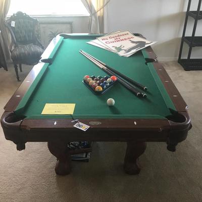 Sportcraft Pool Table with Accessories