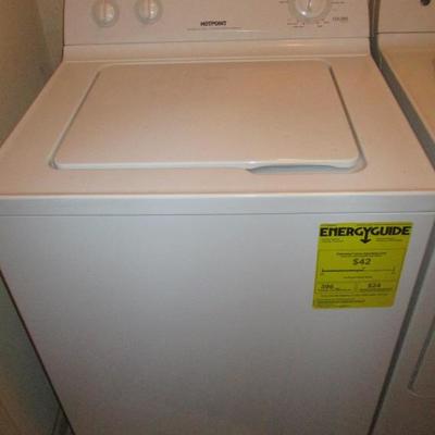 Hotpoint electric washer and dryer