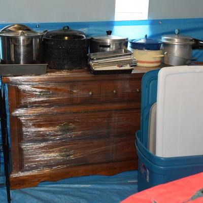 Dresser & Pots and Pans